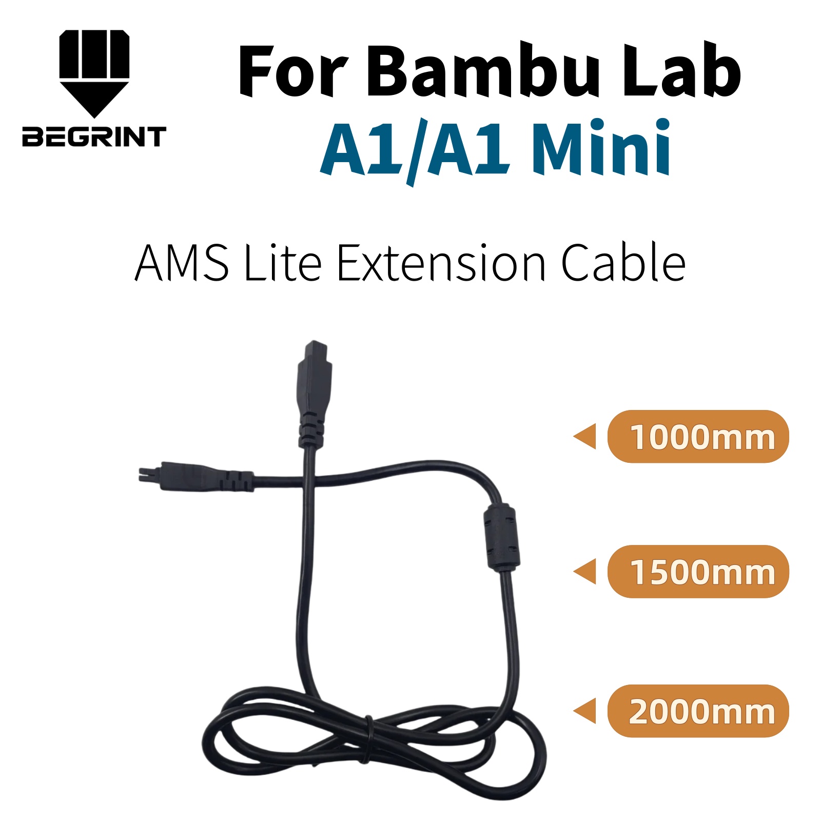 3D Printer Cable Chain - Удлинительный кабель AMS Lite 4-контактный, с