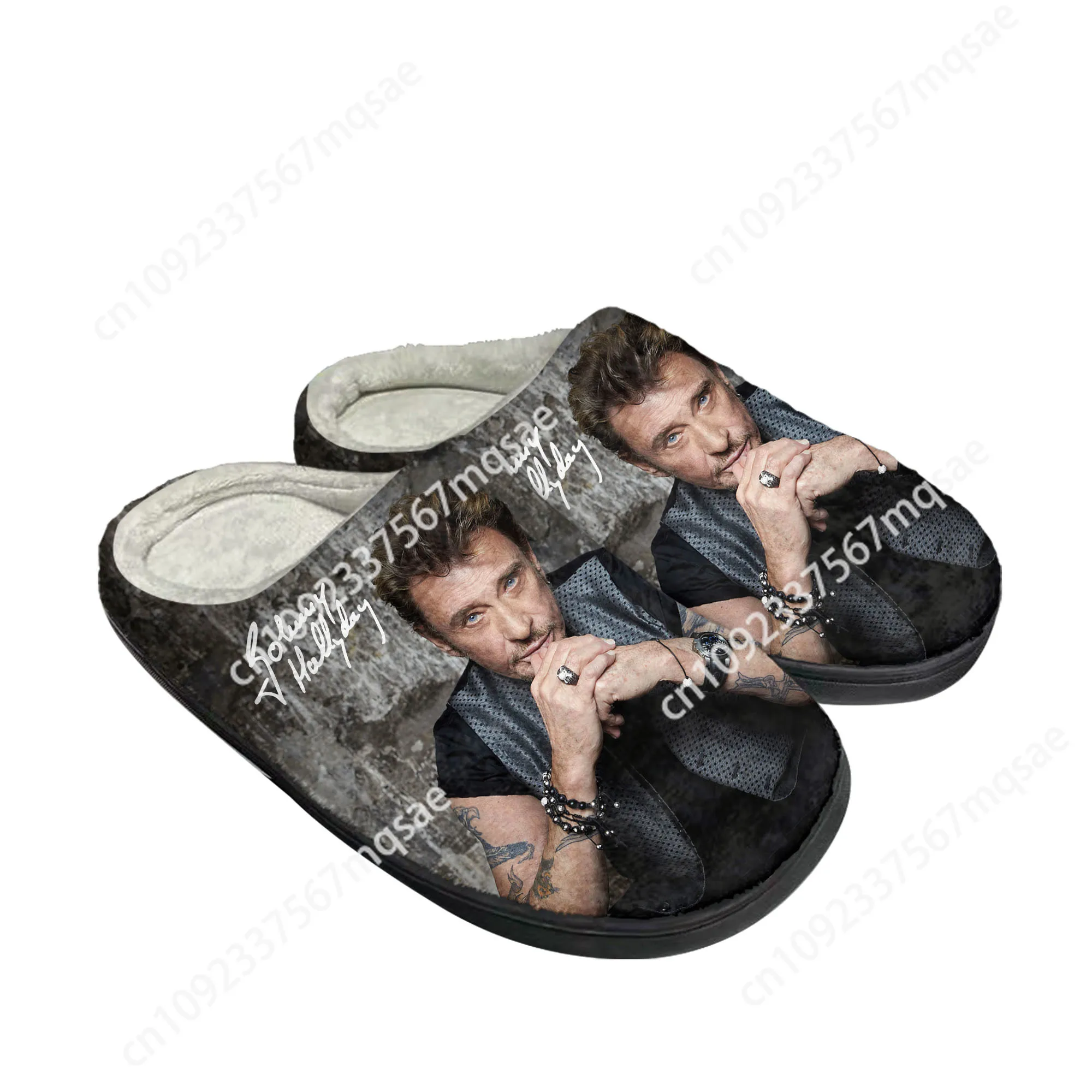 3D Printing Rock - Johnny Hallyday Rock Singer Домашние хлопковые