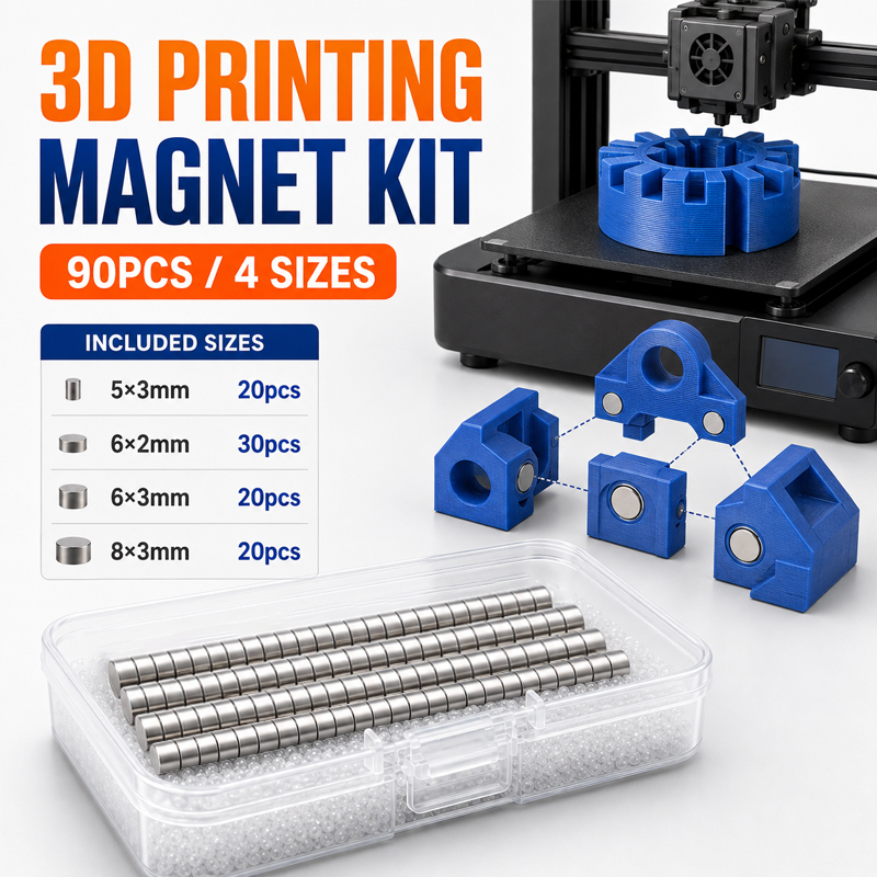3D Printing Housing - Набор из 90 магнитов для 3D-печати,