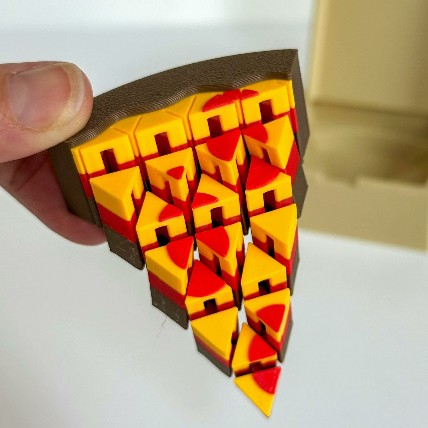 3D Printing In Food - 3D-печатная миниатюрная фигурка пиццы, подвижная скульптура
