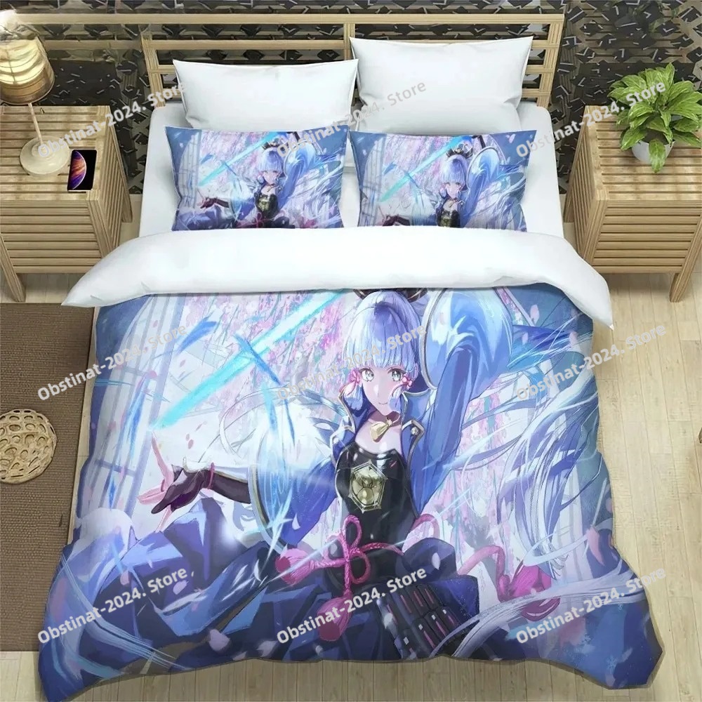 3D Printing Quilting - Комплект постельного белья 3D Anime Genshin