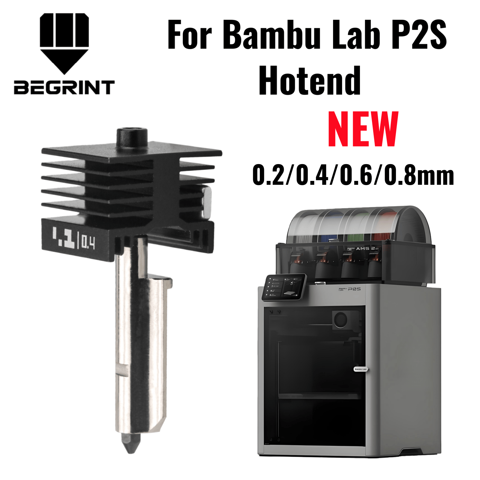 3D Printing Bambu - Модернизированный хотэнд для Bambu Lab P2S