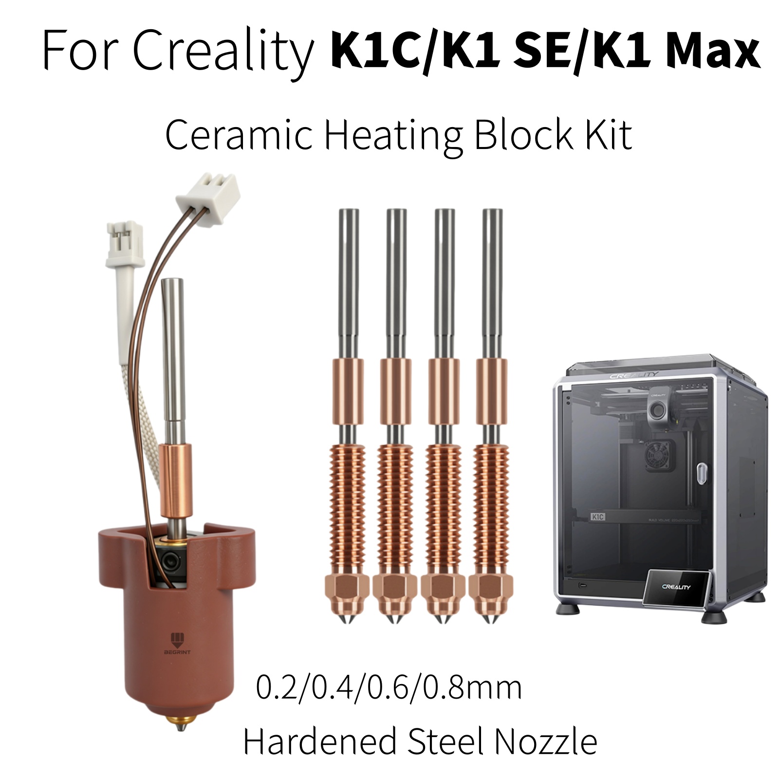 3D Printer Hotend Kit - Горячий элемент (хотэнд) для Creality K1C