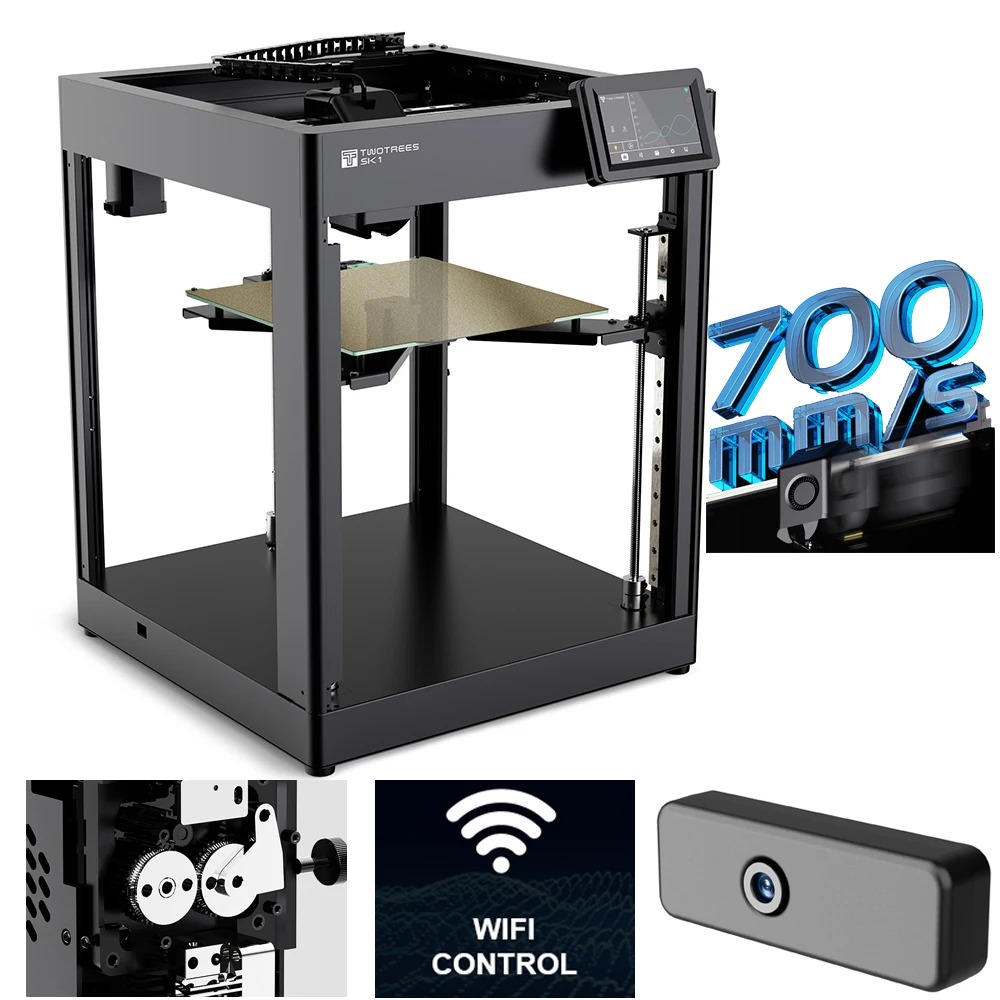 3D Printing Software - Высокоскоростной 3D-принтер Twotrees SK1 с прямой