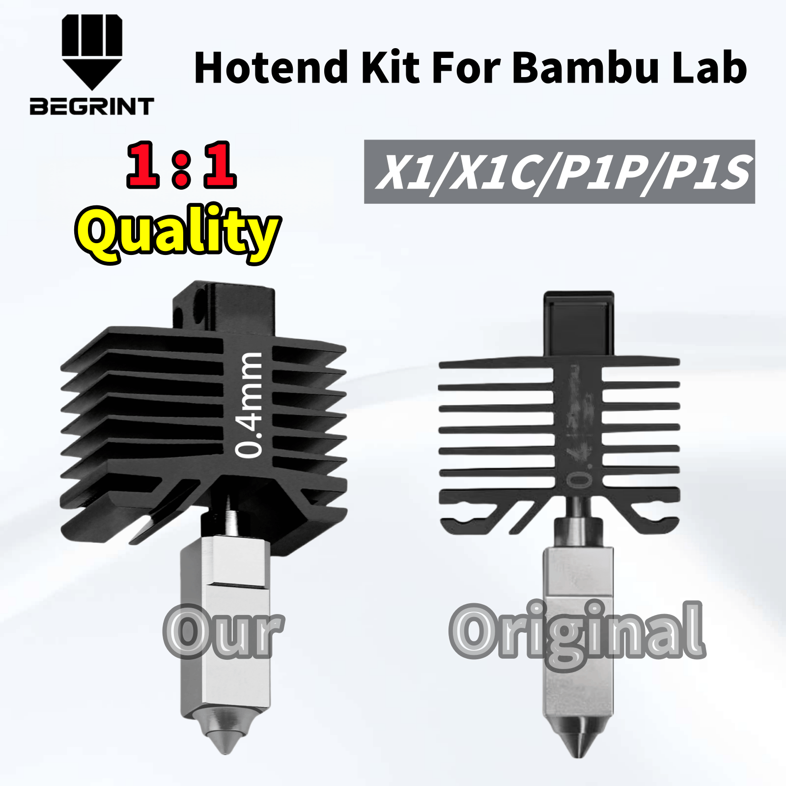 3D Printing Bambu - Для Bambu Lab X1C/P1P/P1S закаленная сталь,