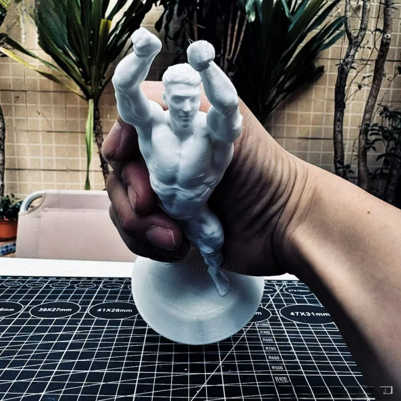 Фигурка атлета-бодибилдера в с – обзор и цена 3D Printing Gold