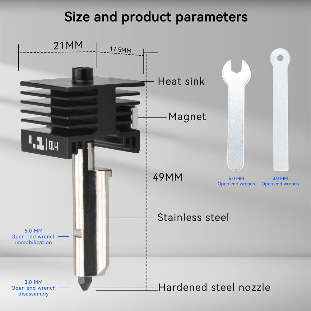 Модернизированный хотэнд для B – обзор и цена 3D Printing Bambu